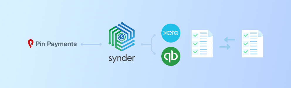 Pin Payments and Synder integrate with Xero and Quickbooks