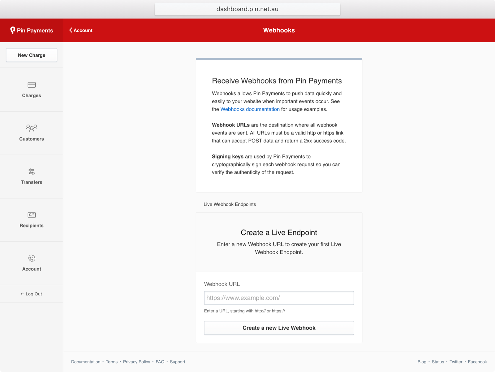 Pin Payments Webhooks Pin Payments Webhooks